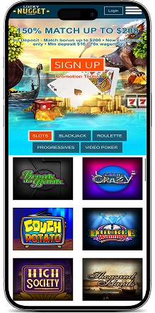 Lucky Nugget Casino UK Mobile